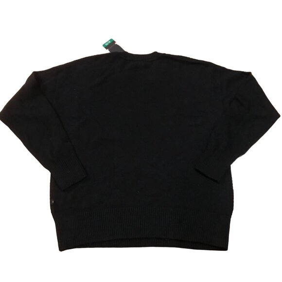 Banana Republic Women's XL Black Cable Knit Sweater - Picture 5 of 14